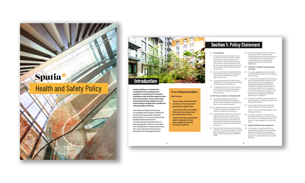 Spatia Documents and Branding Design