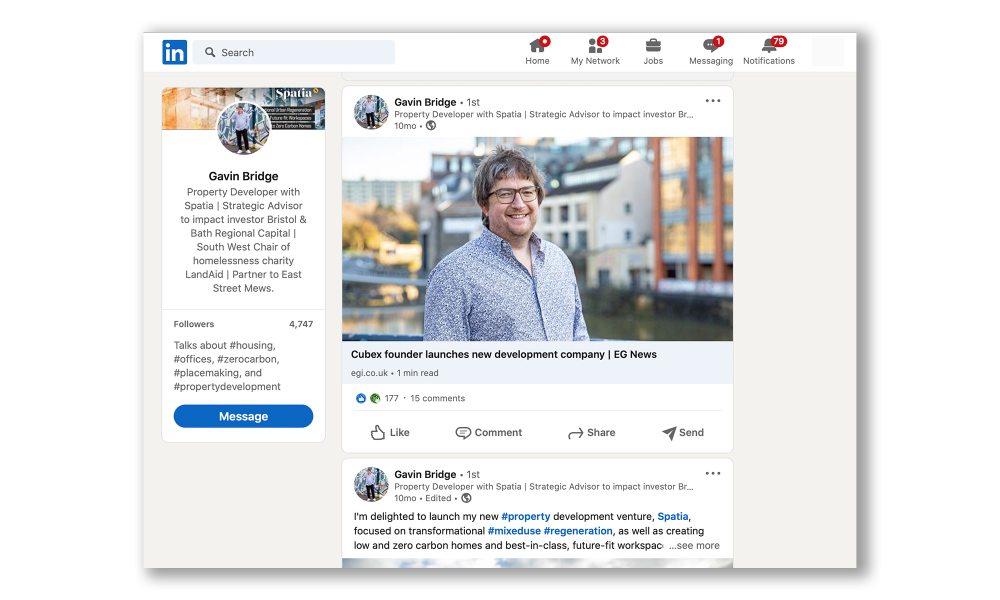 Spatia Social Media Posts And Management.