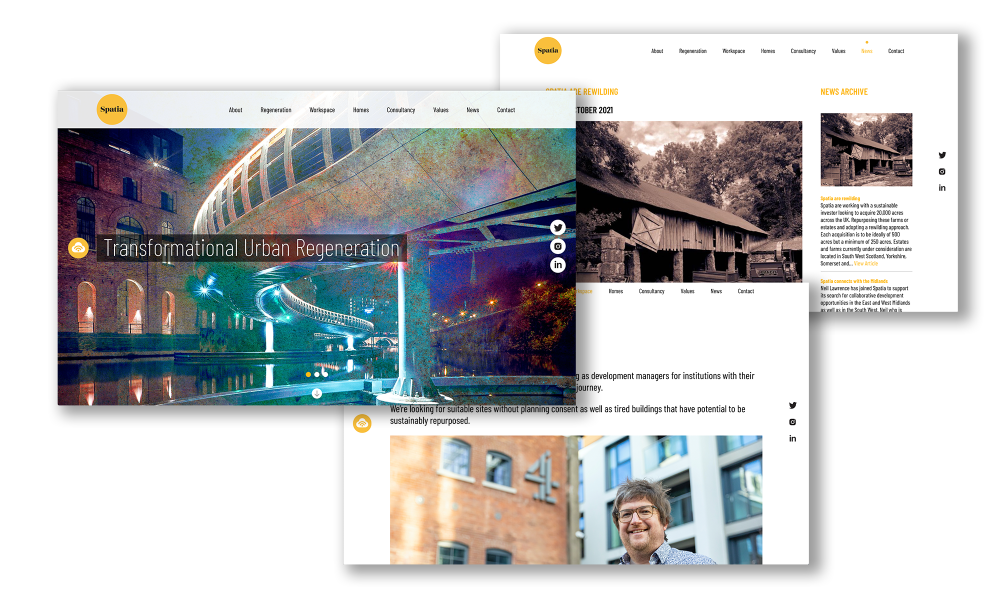 Spatia Website Design, Build & Management.